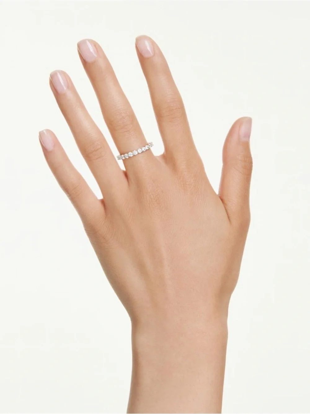 Swarovski Matrix Vittore Band Ring Round Cut Size